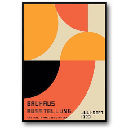 Bauhaus Cerulean Rhythm | Blue Abstract Design