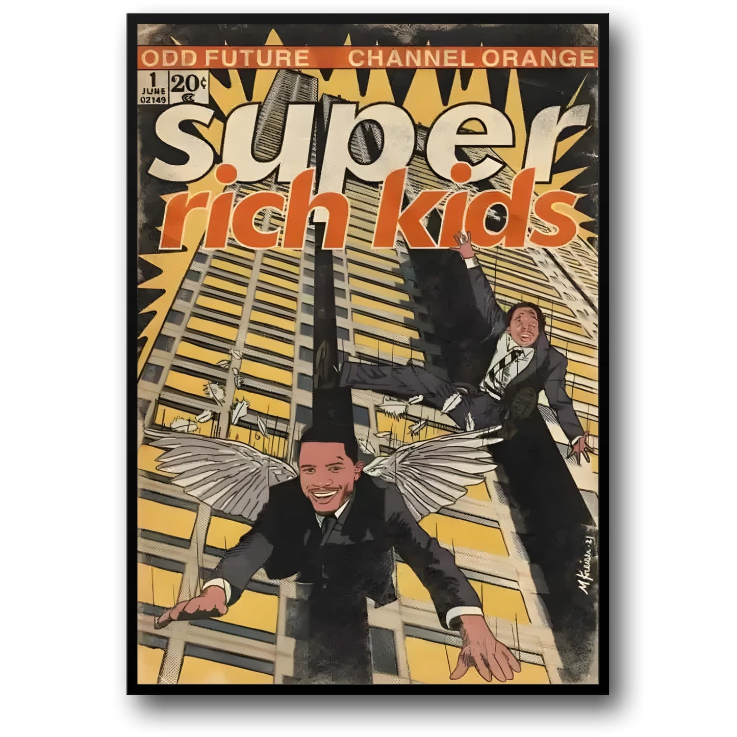 Frank Ocean | Super Rich Kids Comic Poster