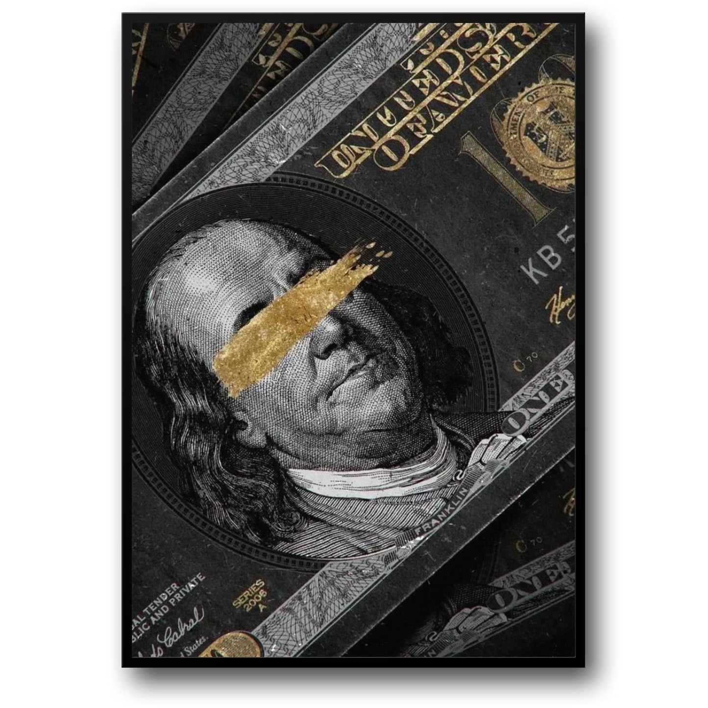 Gold Eye Dollar | Luxury Benjamin Franklin