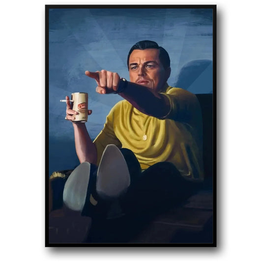 The Wolf of Wall Street Canvas Poster | Leonardo DiCaprio Art | Classic Movie Wall Art | Home Decor