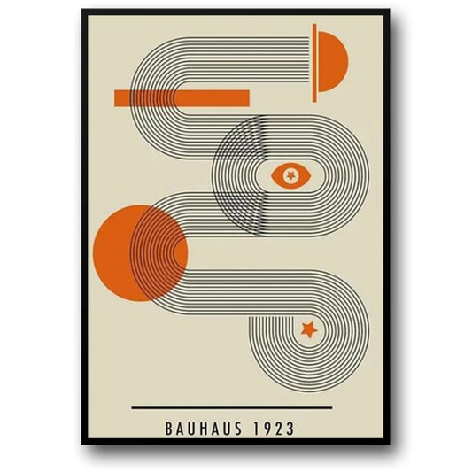Bauhaus 1923 Geometric Abstraction Art | Modern Wall Decor | Minimalist Poster | Abstract Artwork | Home Decor Wall Art | Contemporary Design | Art Print