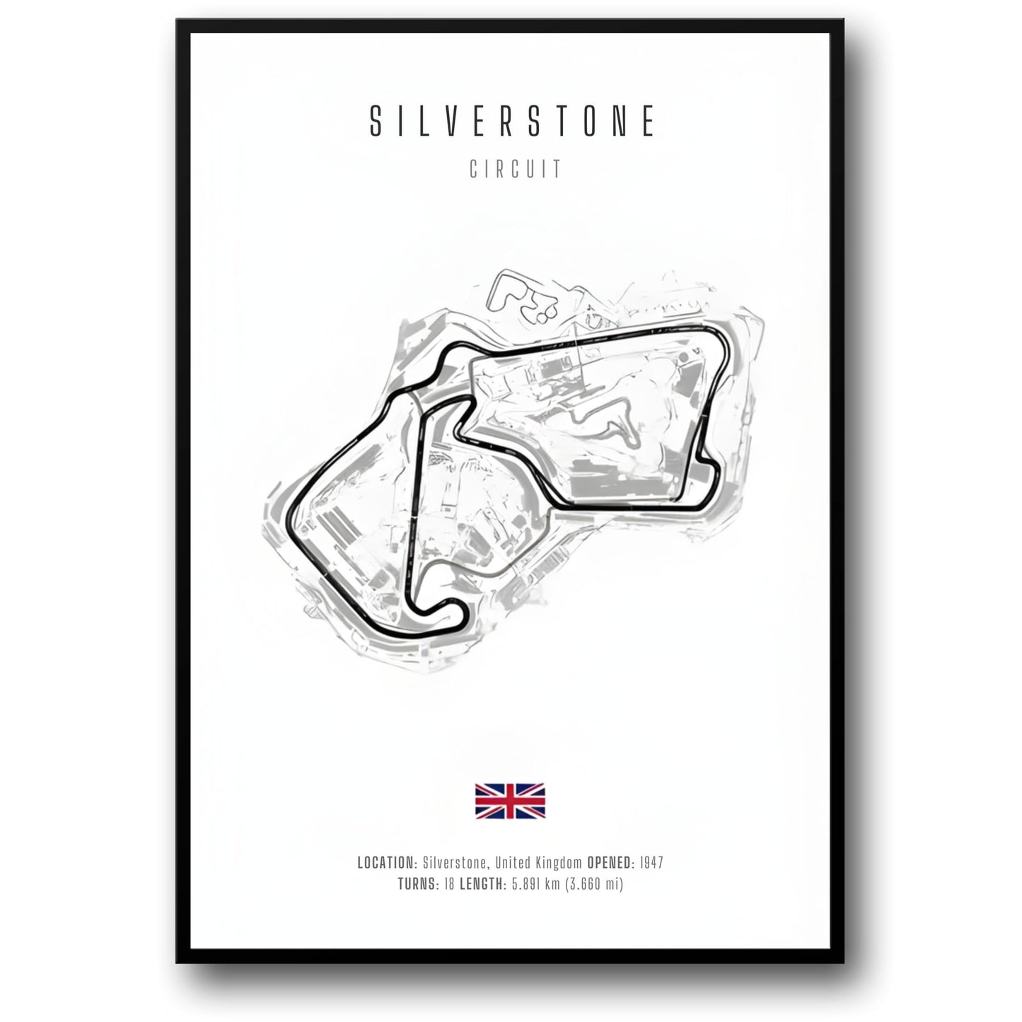 Silverstone F1 | Race Track Blueprint