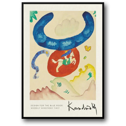 Wassily Kandinsky | The Blue Rider | Vintage Abstract 1931