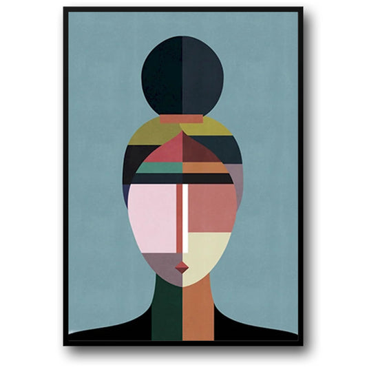 Human Mosaic Poster | Decorative Wall Art | Unique Design for Home & Garden Decor | High-Quality Print