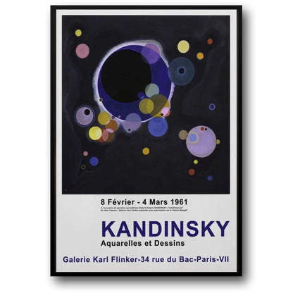 Aquarelles et Dessins | Wassily Kandinsky | 1961 | Collectible Art Exhibition Poster