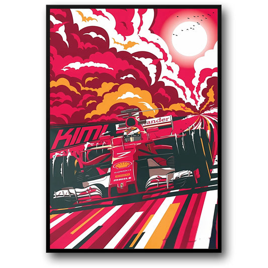 Kimi Raikkonen | Formula One Vector Art