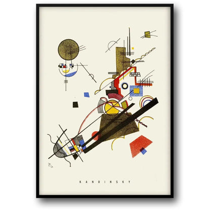 Kandinsky's Joyous Ascent | Vibrant Abstract