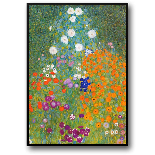 Klimt's Flower Garden | Art Nouveau Floral Vintage