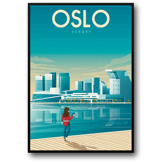 Iconic Destinations Poster | Beauty of Oslo Norway | Scenic Wall Art | Travel Photography | Home Decor | Visual Artwork
