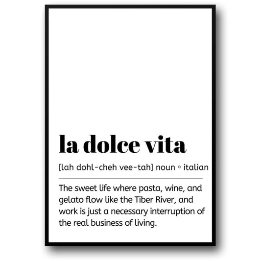La Dolce Vita | Vintage Italian