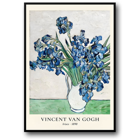 Van Gogh's Irises | 1890 Reproduction