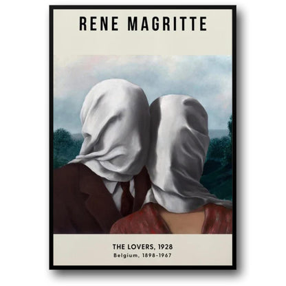 The Lovers 1928 | Rene Magritte Surrealism Art