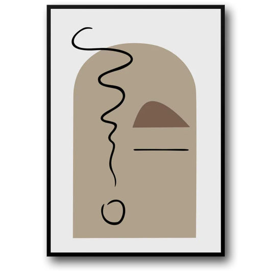 Void as Visual Poetry | Abstract Art Poster | Contemporary Home Decor | Wall Art