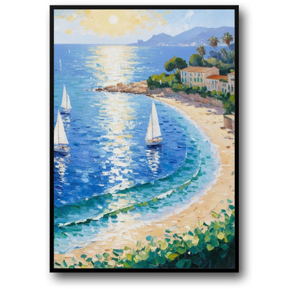 Calming Coastline | Tranquil Ocean Landscape
