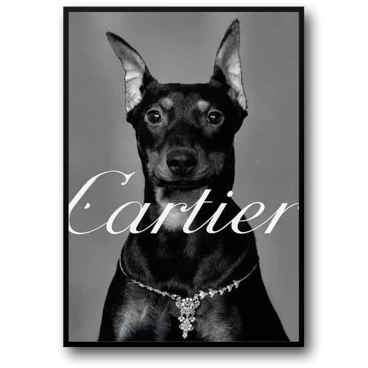 Cartier | Pinscher Silhouettes | Parisian Fashion Tribute
