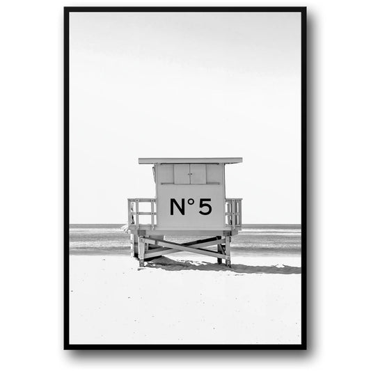 Chanel Beach Cabin | Coastal Chic Fashion Art
