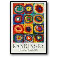CONCENTRIC RINGS BY KANDINSKY