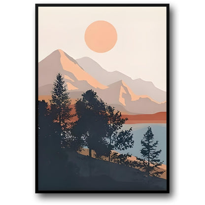 Mountainscape Landscape Duo | Nature Art