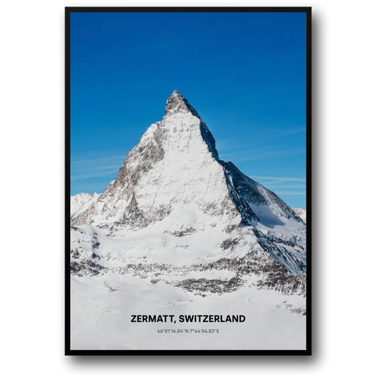 Matterhorn Winter | Zermatt Scenic Mountain