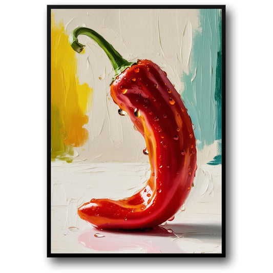 Red Hot Pepper | Colorful Botanical Illustration