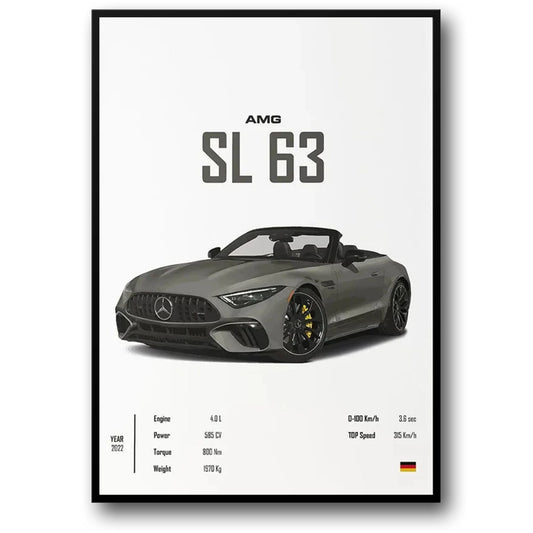 Mercedes SL 63 | Automotive Tribute | Modern Decor