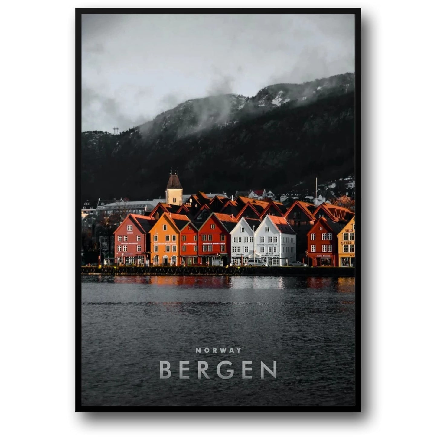 Bryggen Waterfront | Bergen Seaside | Colorful Architecture