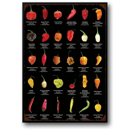 Vintage Kitchen | Peppers & Chillis