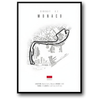 Monaco F1 Track Layout