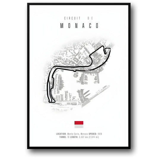 Monaco F1 Track Layout