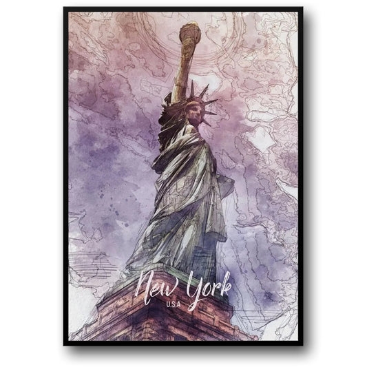 Statue of Liberty | New York | USA | Symbol of Freedom and Democracy | American Architectural Icon | Cultural Landmark Posters