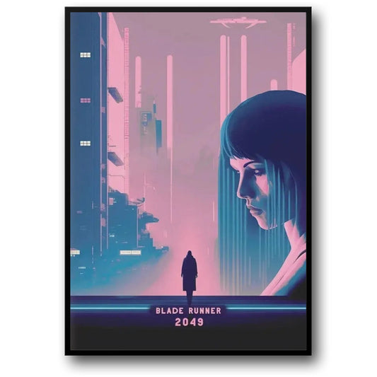 Blade Runner 2049 Poster | K Character Design | Denis Villeneuve Cinematic Art | Sci-Fi Movie Wall Decor