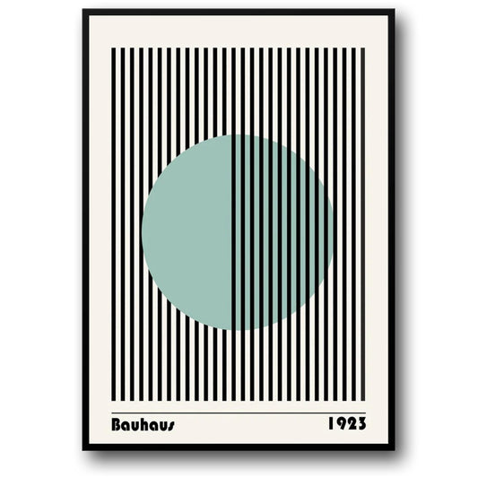 Bauhaus 1923 | Striped Minimalist Geometric Art