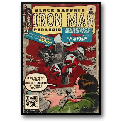 Black Sabbath | Iron Man Comic Poster
