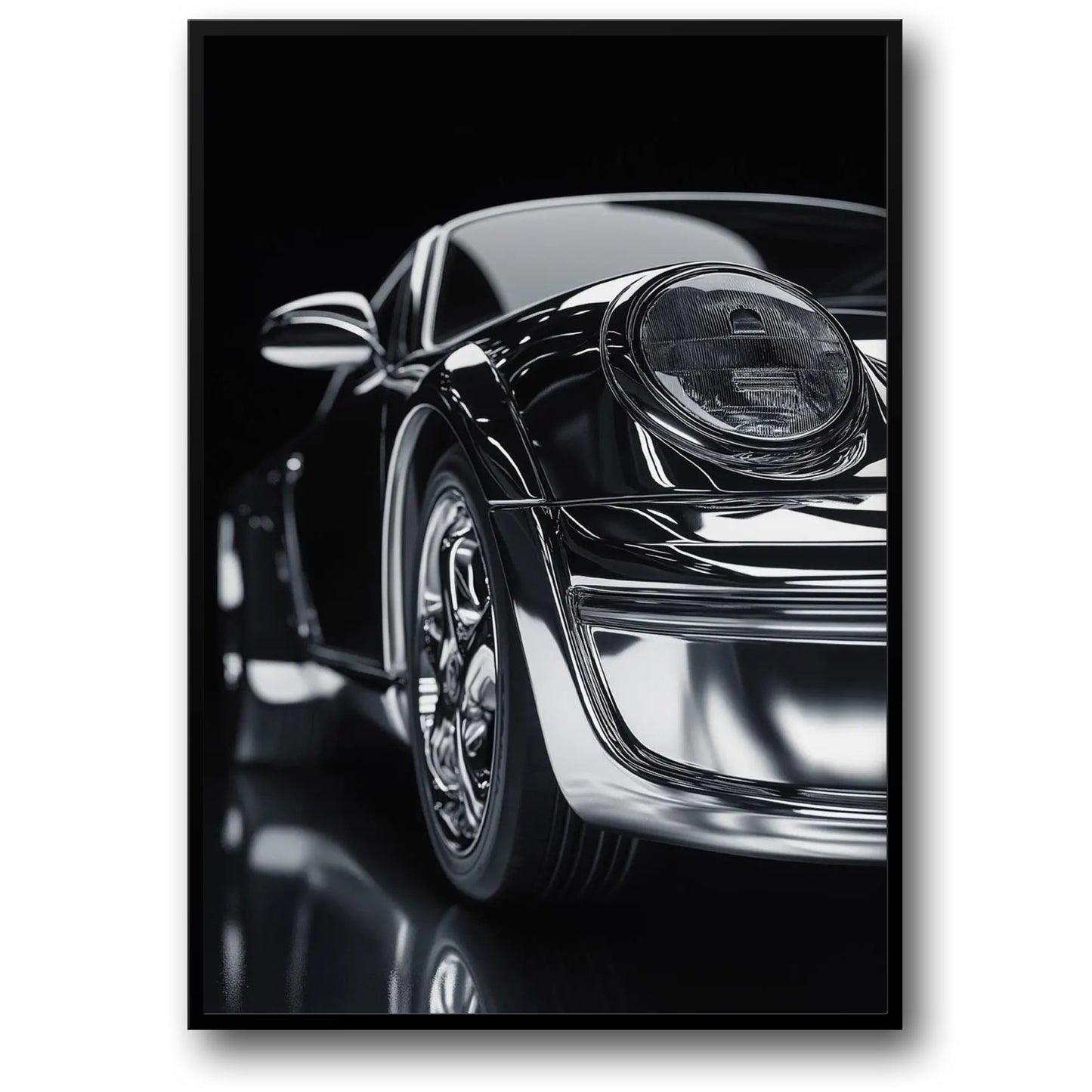 Black Sports Car | Futuristic Design