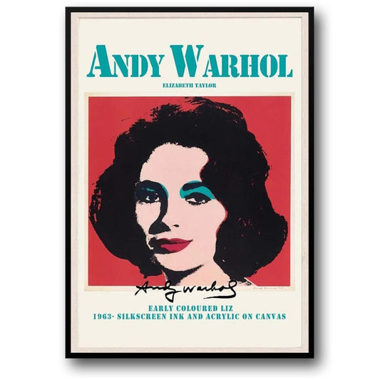 Andy Warhol | Elizabeth Taylor | 1963 | Art Print Poster | Pop Art Icon | Wall Decor