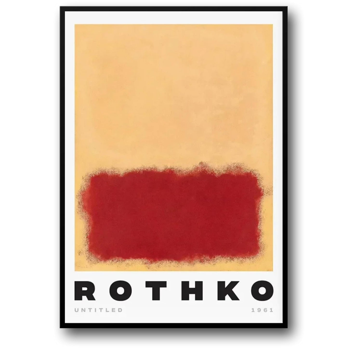 Mark Rothko | Red on Creme Abstract