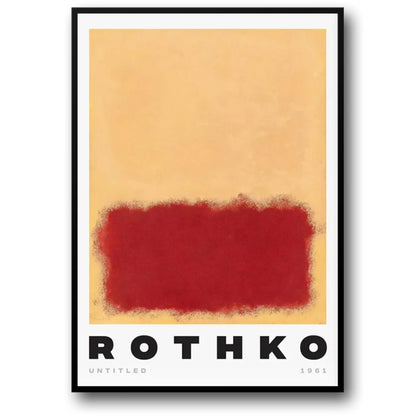 Mark Rothko | Red on Creme Abstract