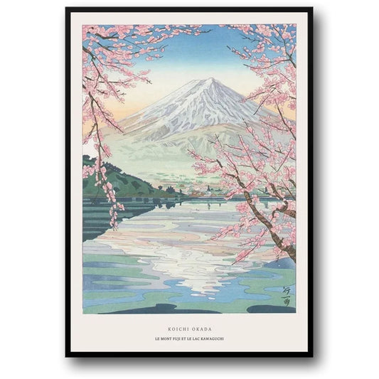 Le Mont Fuji & Lake Kawaguchi | Japanese Ukiyo-e Art