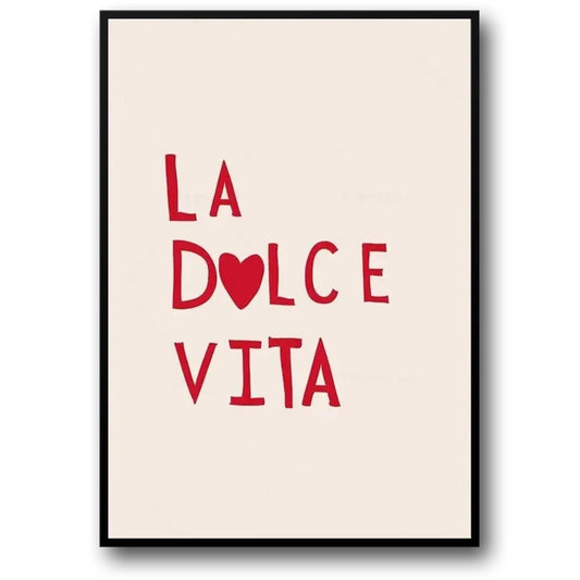 La Dolce Vita | Hand Drawn Minimalist