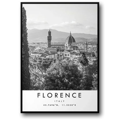 Florence | Wander Through Renaissance | Italy | Cityscape Poster | Wall Art Decor | Visual Artwork for Home & Garden