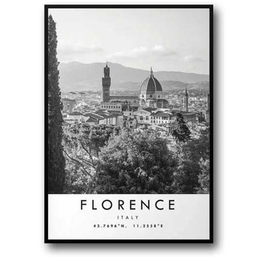 Florence | Wander Through Renaissance | Italy | Cityscape Poster | Wall Art Decor | Visual Artwork for Home & Garden