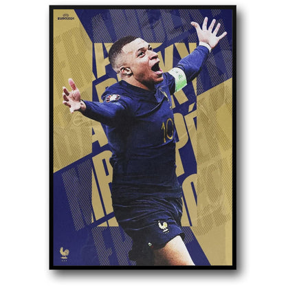 Kylian Mbappe #7 | Celebration |Sport Poster | The Speed, Skill, and Spirit of a Football Legend