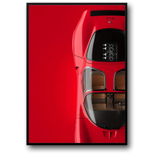 Alfa Romeo 33 Stradale 1967 | Classic Supercar Art | Wall Decor Poster