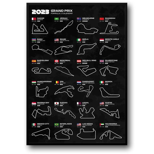 2023 F1 Season | Complete Circuit Overview