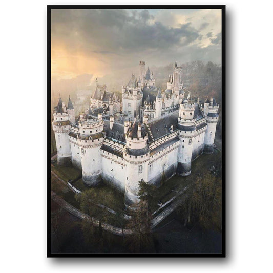 Château de Chambord | Majestic French Castle Poster | 1519 European Architecture | Home & Garden Decor