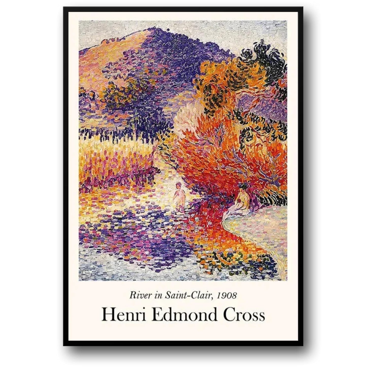 Henri Edmond Cross | River in Saint-Clair | Impressionist Landscape