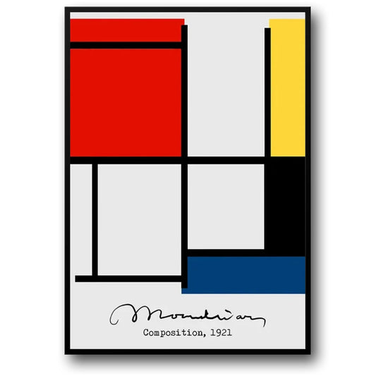 Piet Mondrian | Composition No. II | Modern Geometric Abstract