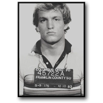 Woody Harrelson Mugshot | Celebrity Art Print