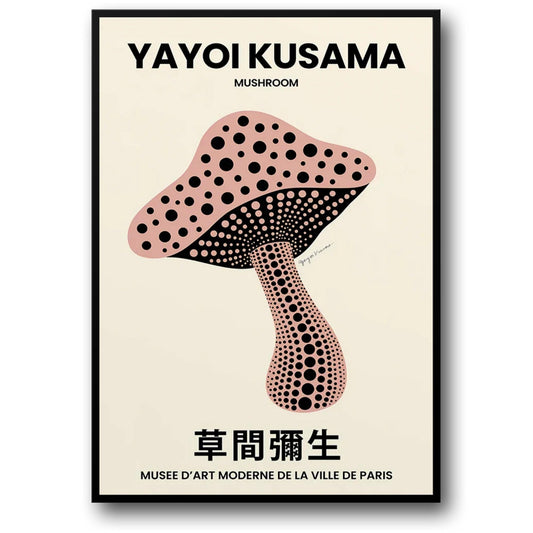 Yayoi Kusama Mushroom | Colorful Contemporary Art