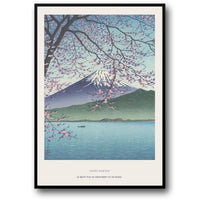 SPRING VIEW OF MOUNT FUJI